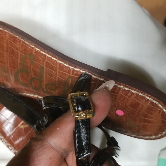 Sam Edelman black sandals  Sz 8 - Picture 5 of 5